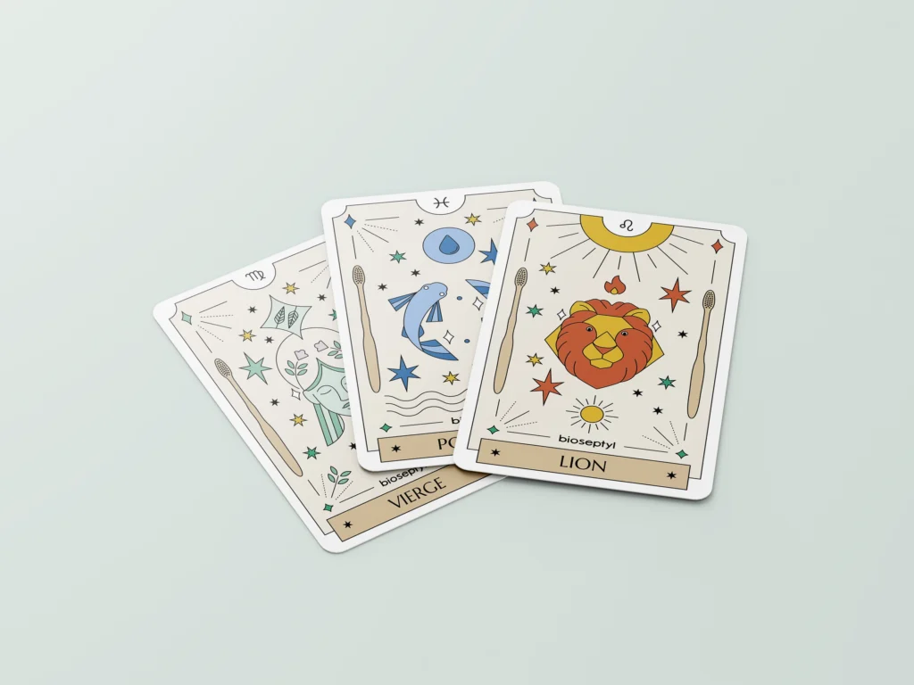 Cartes Astro Bioseptyl, campagne Brosse Dubois Astro